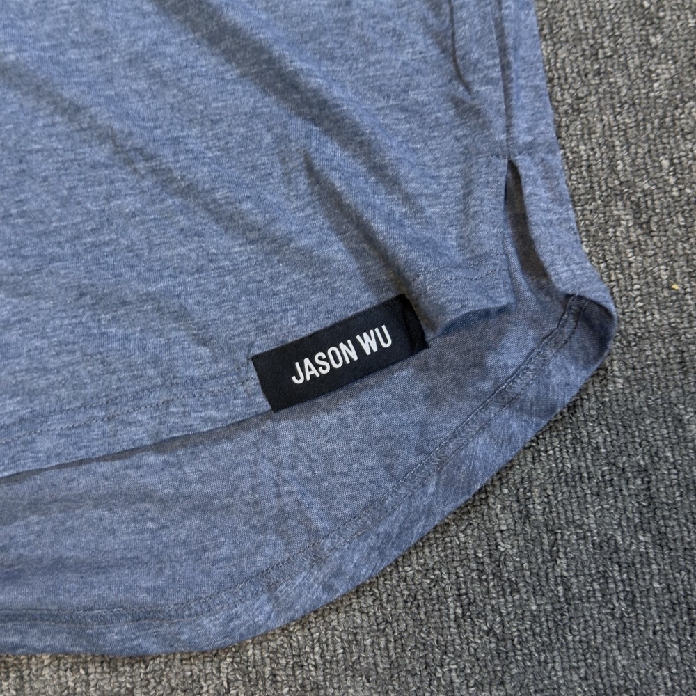 Jason Wu x Evaair Men's Large Pullover Drawstring Top Blue Casual Comfort - Picture 10 of 13